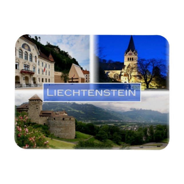 Imán LI Liechtenstein - Vaduz - Parlamento - (Horizontal)