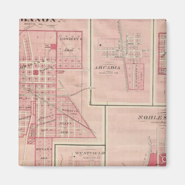 Imán Líbano, compañía Boone con Arcadia, Zionsville (Frente)