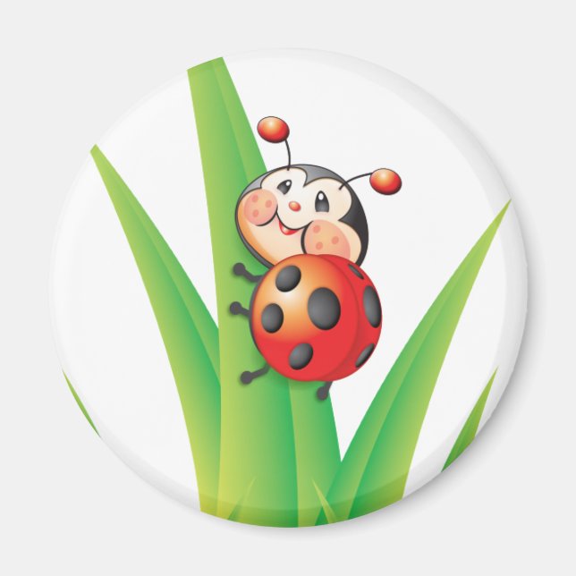 Imán Libby the Ladybug Magnet (Frente)