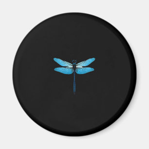 Imán Libélula Azul - Entomólogo Amante de la Fauna Inse