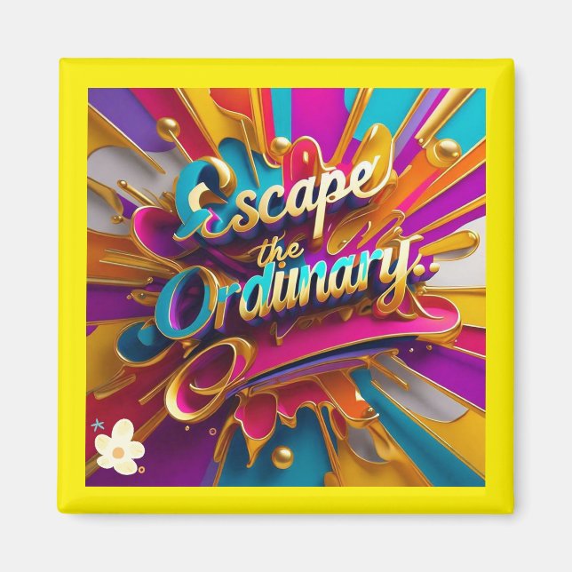 Imán "Liberen la vitalidad de la vida" (Frente)