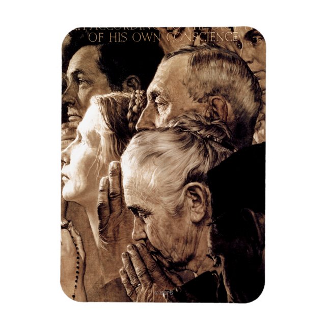 Imán Libertad de culto (Vertical)