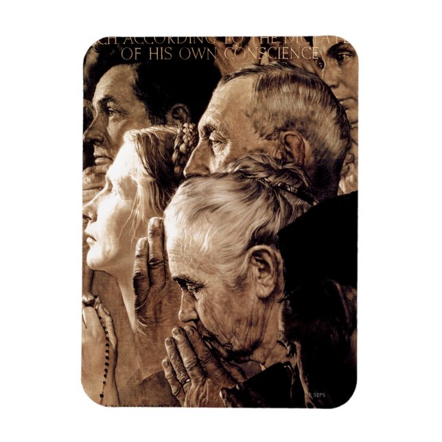 Imán Libertad de culto (Vertical)