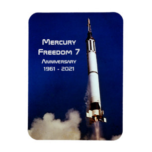 Imán Libertad de Mercurio 7 - 60 Aniversario