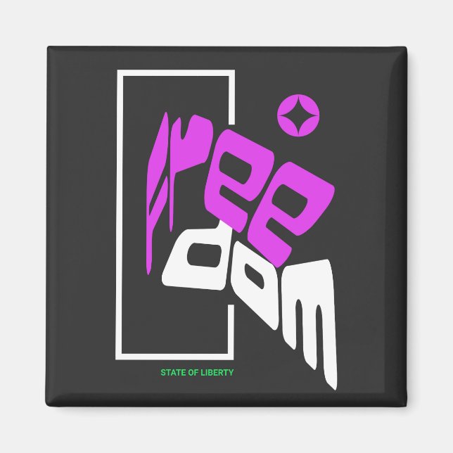 Imán Libertad - Estado De Libertad (Frente)