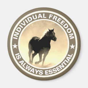 Imán Libertad individual (caballo)