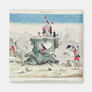 Imán Libertad que derriba la estatua del más grande