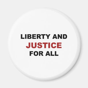 Imán Libertad y justicia para todos