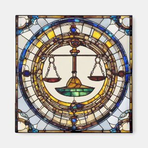 Imán Libra 2 Pulgadas Cuadrado Zodiac Magnet