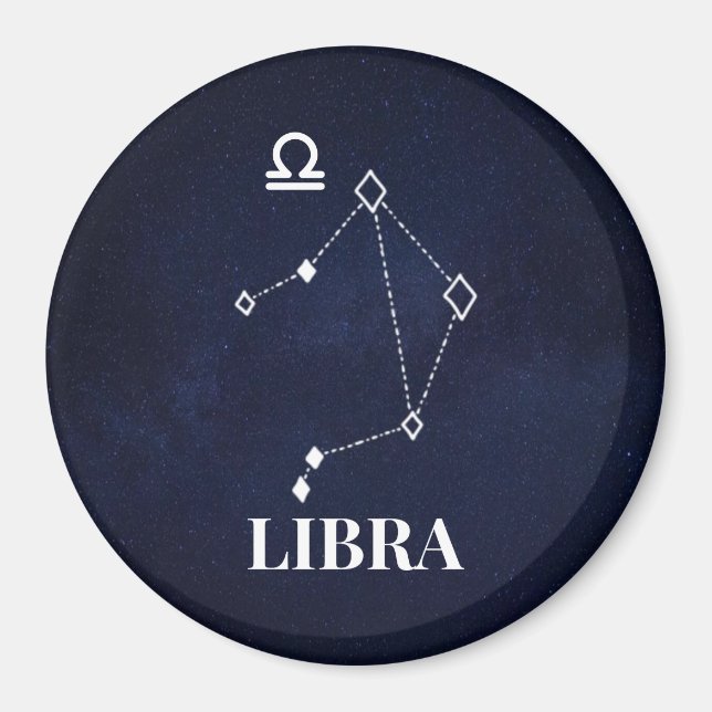 Imán Libra Constellation Magnet (Frente)