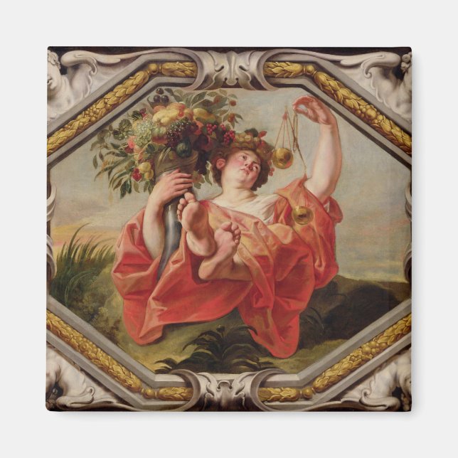 Imán Libra, de los Rótulos del Zodiac (Frente)