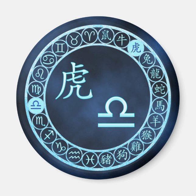 Imán Libra/Tigre (Frente)