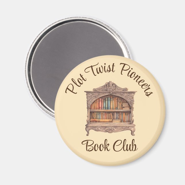 Imán Librería de cuento de hadas (Anverso/Reverso)