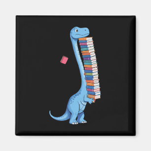 Imán Libro cargando dinosaurios leyendo Dino