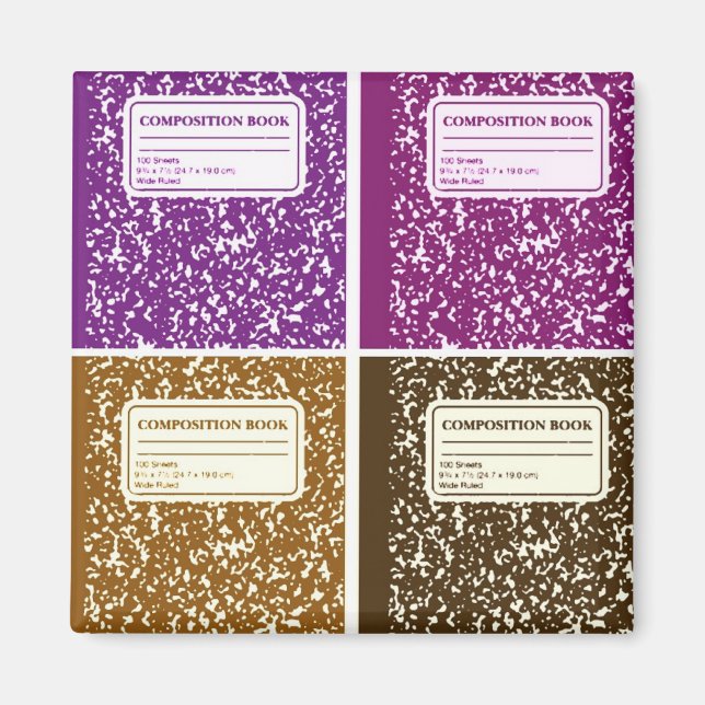 Imán Libro de composición/profesor-alumno (Frente)