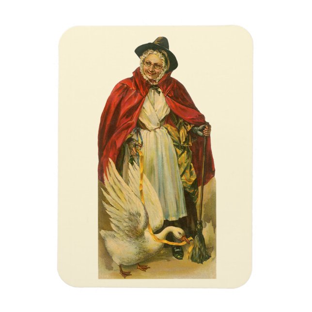 Imán Libro de cuentos vintage victoriano de Mother Goos (Vertical)