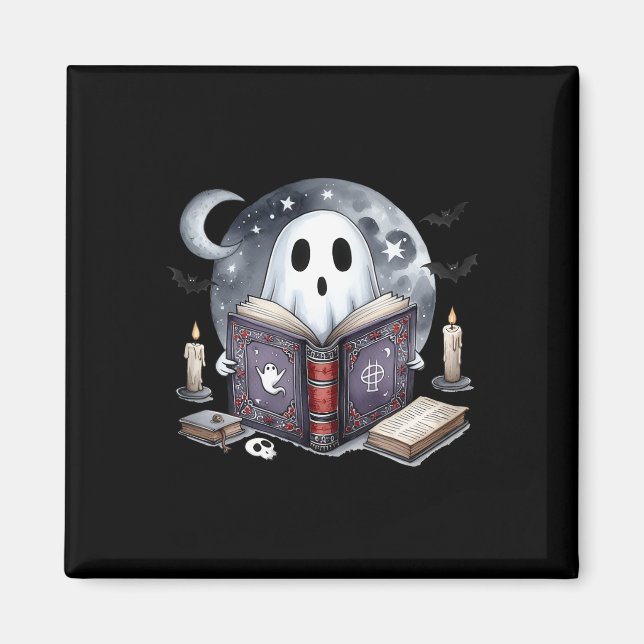 Imán Libro de lectura de fantasma (Frente)