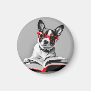 Imán Libro de lectura de perros