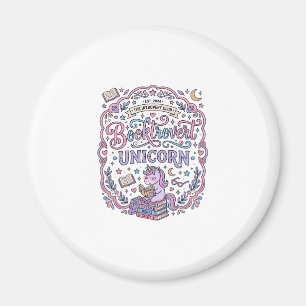 Imán Libro de Unicornio Divertido Regalo Diseño