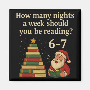 Imán Libro divertido de Navidad árbol de lectura – Lect