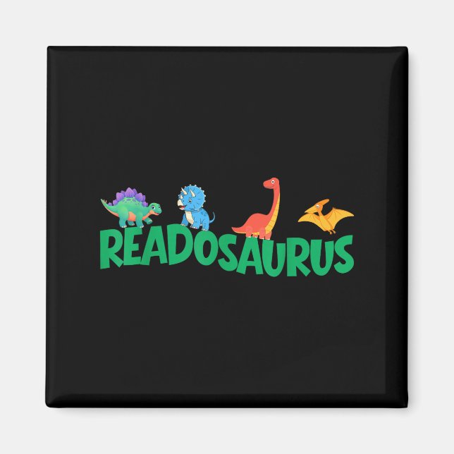 Imán Libro divertido readosaurus libros de dinosaurios  (Frente)