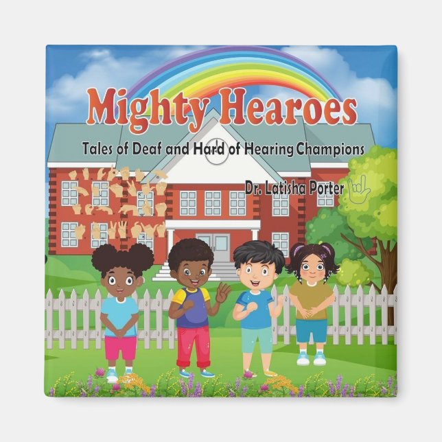 Imán Libro Infantil Mighty Hearoes (Frente)