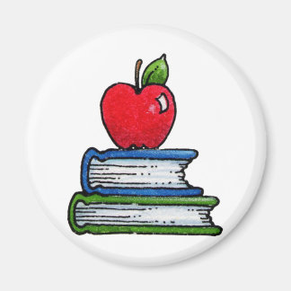 Imán Libro y manzana