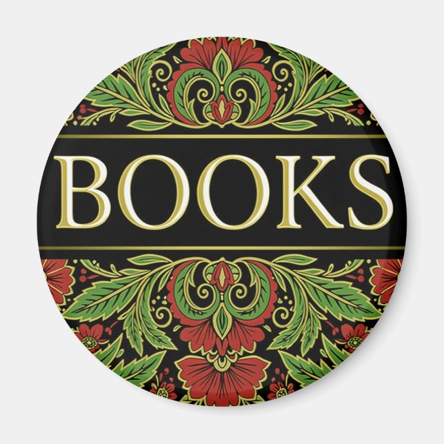 Imán Libros Amantes de los Libros Escritores Lectores B (Frente)