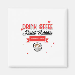 Imán Libros de lectura de café para beber desmantelar s