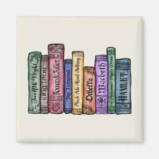 Imán Libros de Shakespeare No. 1