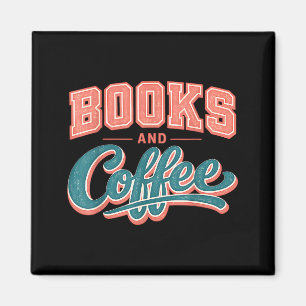 Imán Libros divertidos y amante del café adicto a la le