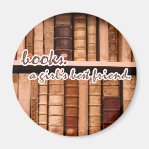 Imán Libros - el mejor amigo de un chica