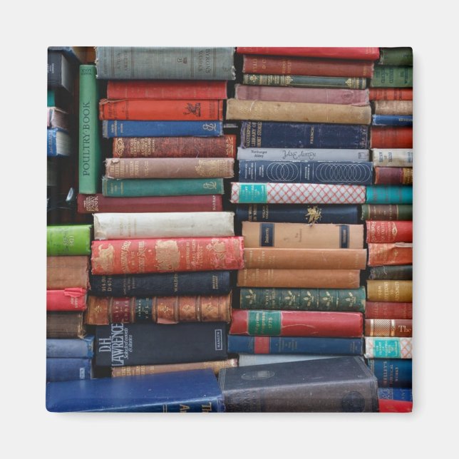 Imán Libros leer libros antiguos de amor (Frente)