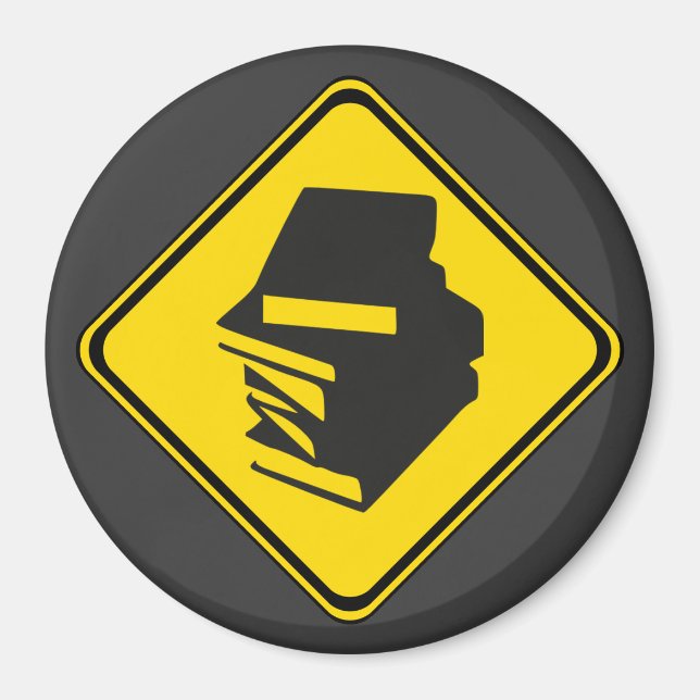 Imán ¡Libros Por Delante! (Frente)