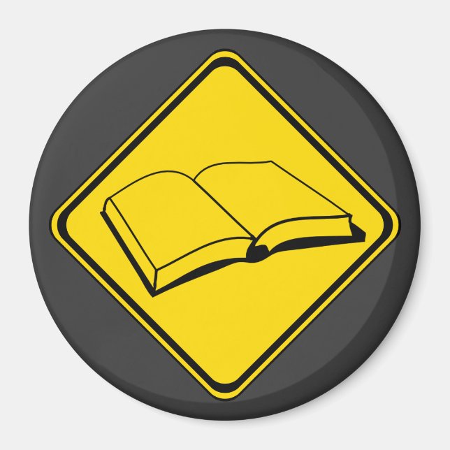 Imán ¡Libros Por Delante! (Frente)