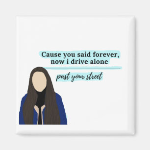 Imán licencia de conducir de olivia rodrigo magnet