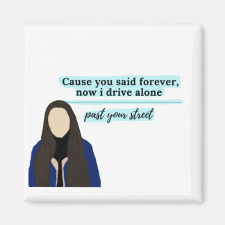 Imán licencia de conducir de olivia rodrigo magnet