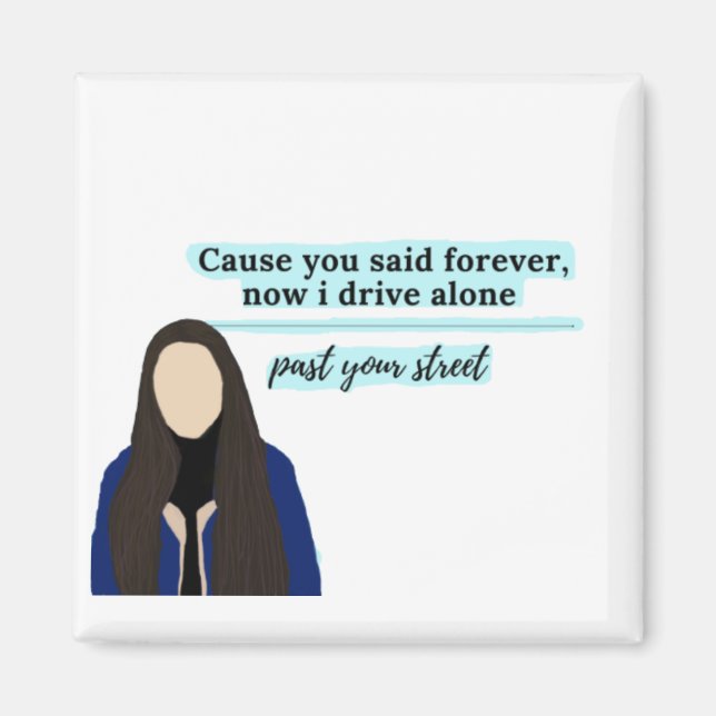 Imán licencia de conducir de olivia rodrigo magnet (Frente)