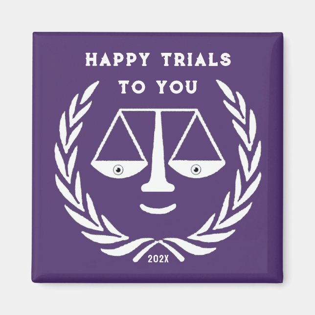 Imán Licenciatura en Derecho Grad Magnet (Frente)