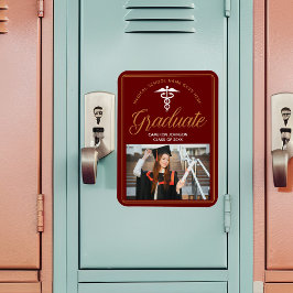 Imán Licenciatura en medicina Maroon Gold