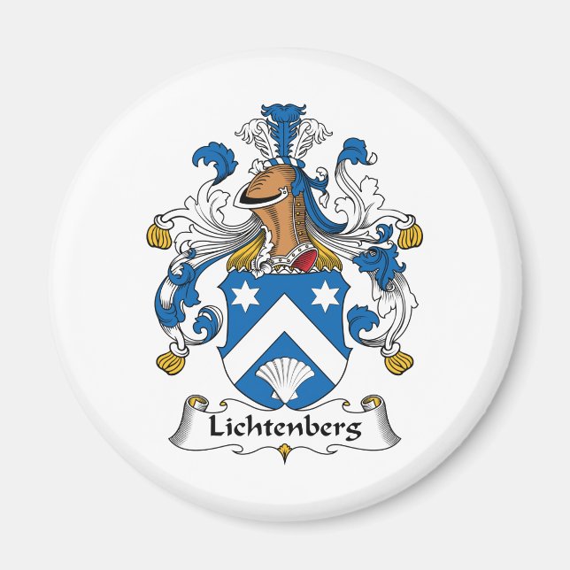 Imán Lichtenberg Family Crest (Frente)