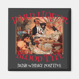 Imán Licor Tipo de Sangre IR positivo WHISKY IRLANDÉS 2