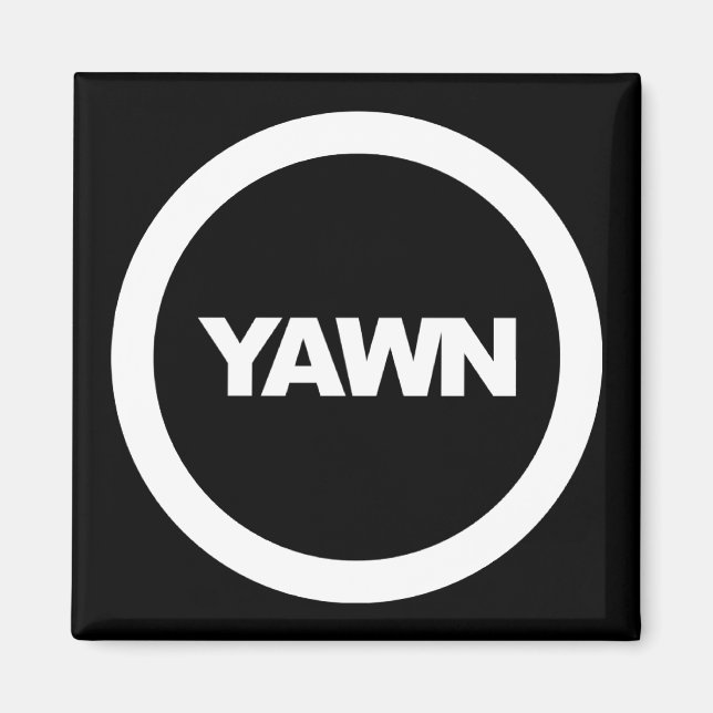 Imán Licorice Yawn Brand Fridge Magnet (Frente)