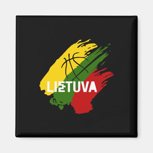 Imán Lietuva Sketll - Lietuva Got Game  (Frente)