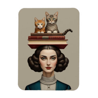 Imán Life Is Better With Cats And Books