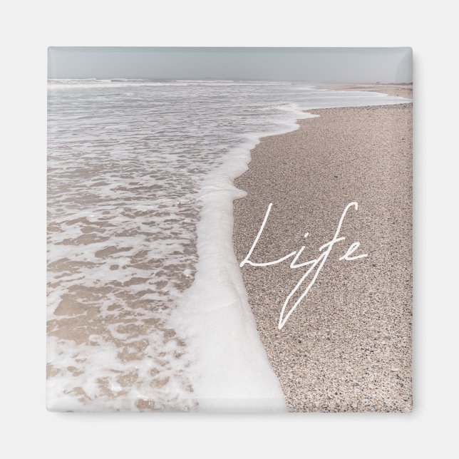 Imán Life Ocean Sea Beach Travel Magnet (Frente)