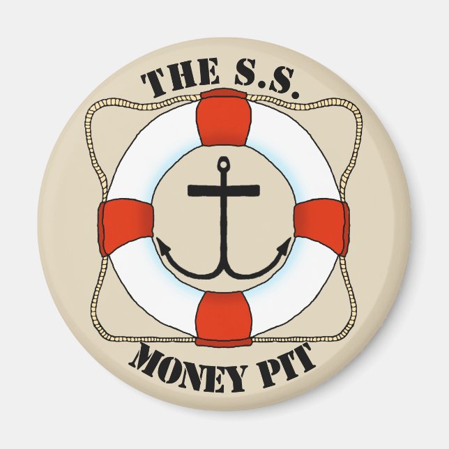 Imán Life Saver & Anchor Magnet (Frente)