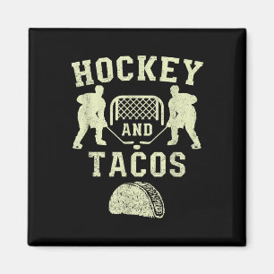 Imán Liga de fanáticos de hockey sobre césped y tacos D