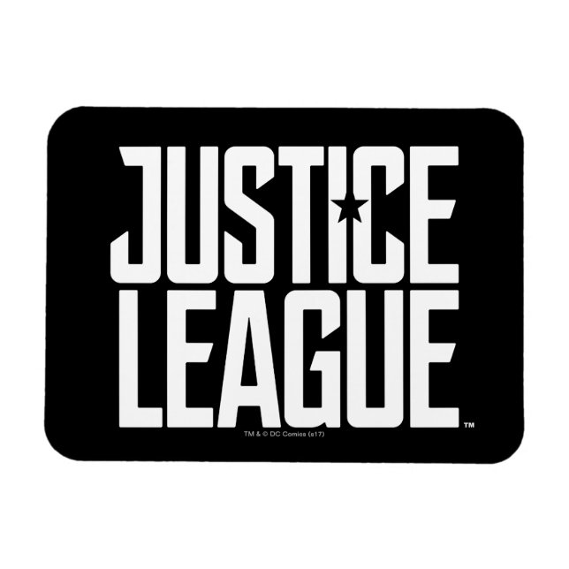 Imán Liga de la Justicia | Logo de la Liga de la Justic (Horizontal)