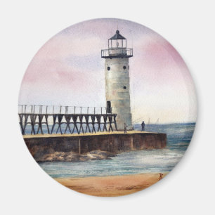 Imán ligero del norte de Manistee Pierhead